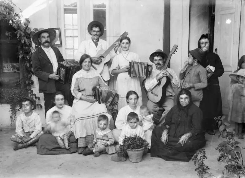 Grupo familiar en Los Llanos de Aridane